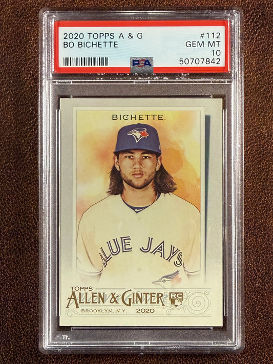 Bo Bichette - 2020 Topps Allen & Ginter - Rookie Card #112 (PSA 10) - Blue Jays