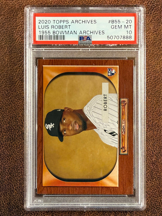 Luis Robert - 2020 Topps Archives - 1955 Bowman Archives (PSA 10) - White Sox