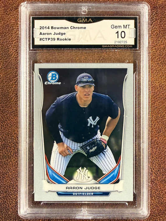 Aaron Judge - 2014 Bowman Chrome - Rookie Card (GMA 10) - Yankees