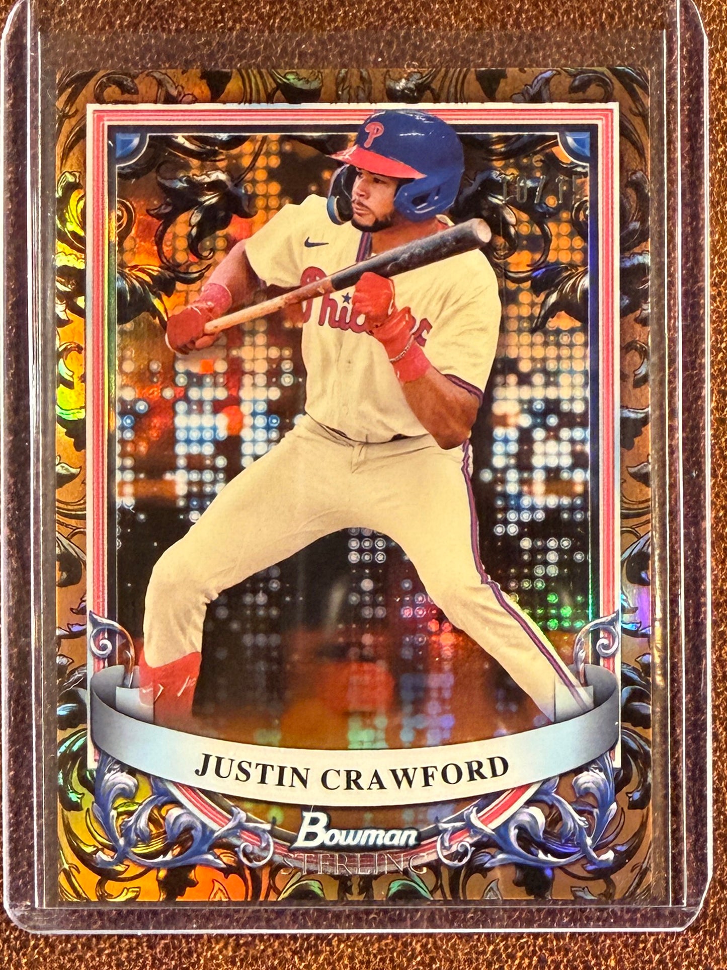 Justin Crawford - 2024 Bowman Sterling - Copper Refractor /15 - Phillies