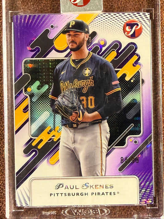 Paul Skenes - 2025 Topps Pristine - PURPLE /99 - Pirates