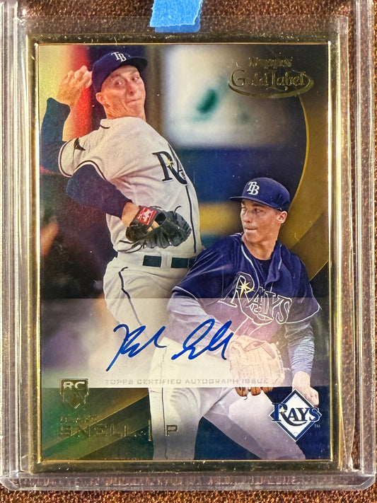 Blake Snell - 2016 Topps Gold Label - Rookie Framed AUTO - Rays