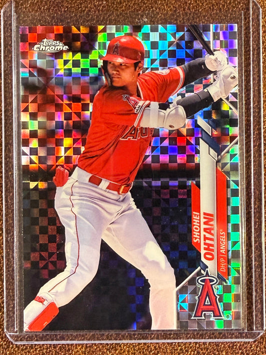 Shohei Ohtani - 2020 Topps Chrome - X-Fractor - Angels