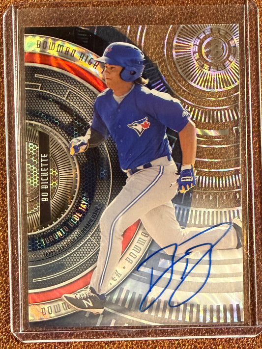 Bo Bichette - 2017 Bowman High Tek - High Tek AUTO - Blue Jays