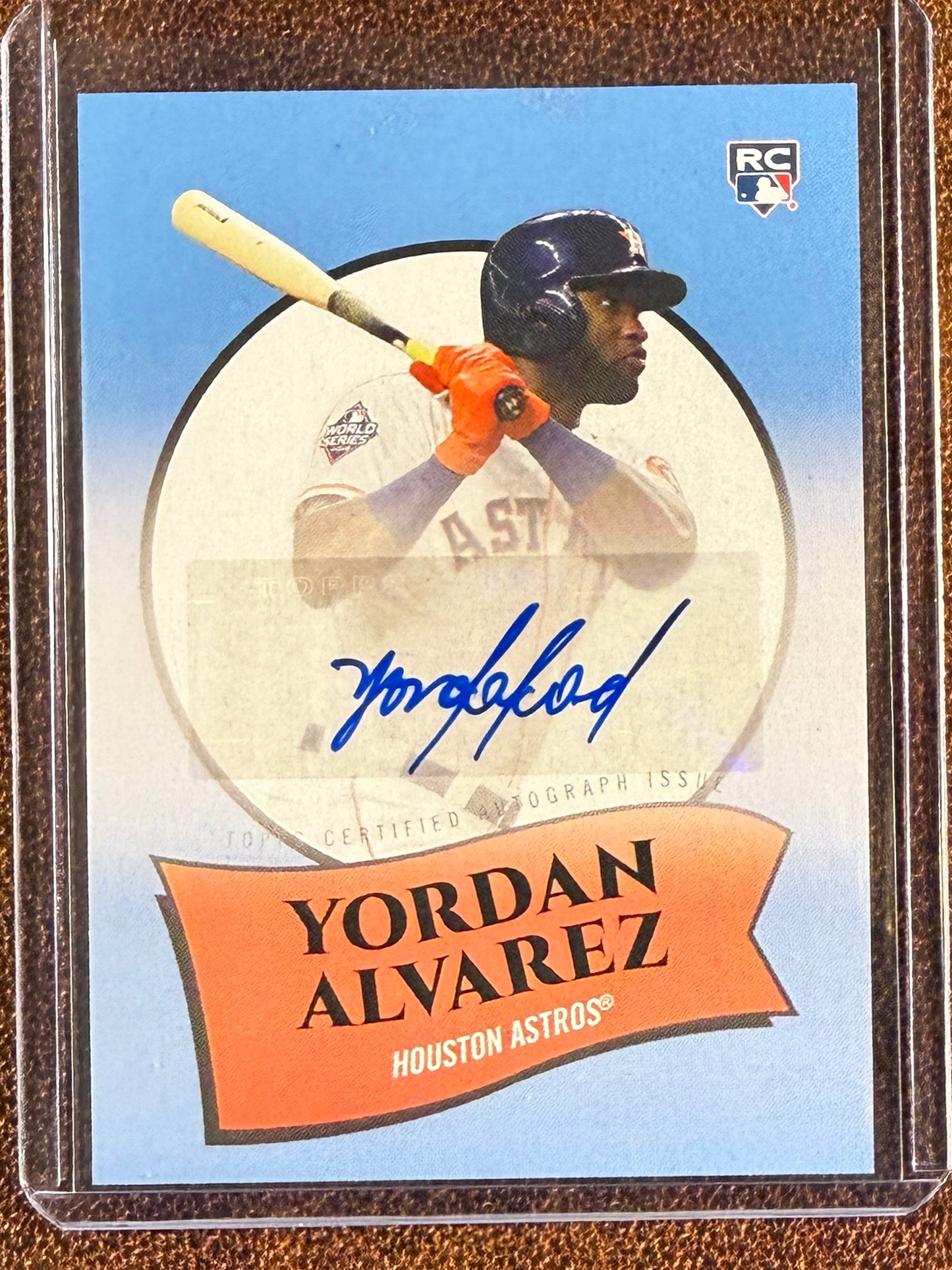 Yordan Alvarez - 2020 Topps 582 Montgomery Club - Rookie AUTO - Astros