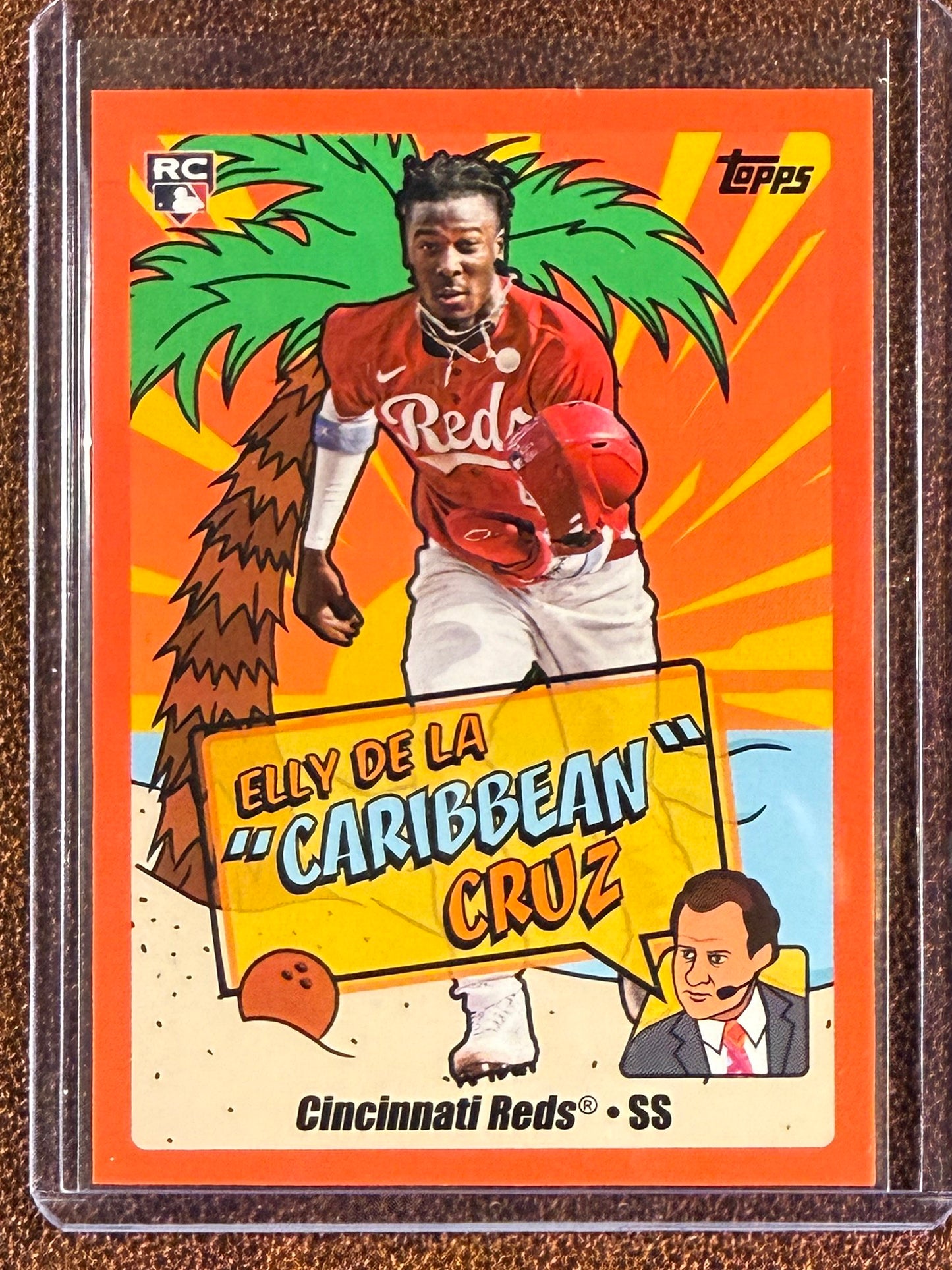 Elly De La Cruz - 2024 Topps X Berman - Rookie Illustrious Nickname Variation - Reds