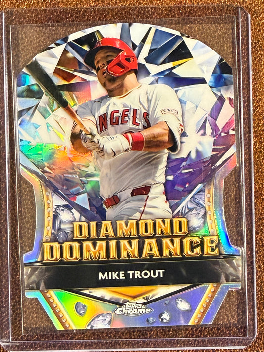 Mike Trout - 2024 Topps Chrome Update - Diamond Dominance SSP - Angels
