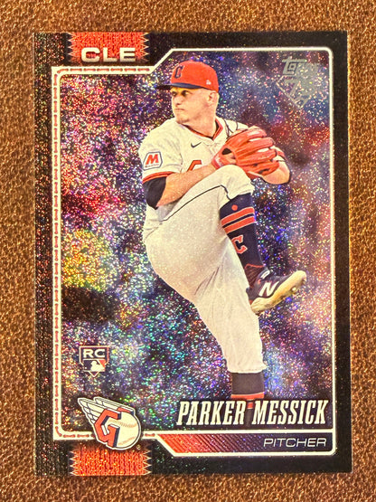 Parker Messick - 2026 Topps Series 1 - Rookie BLACK Sand Glitter /10 - Guardians