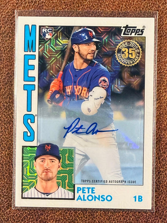 Pete Alonso - 2019 Topps Update - Rookie Mojo AUTO /149 - Mets