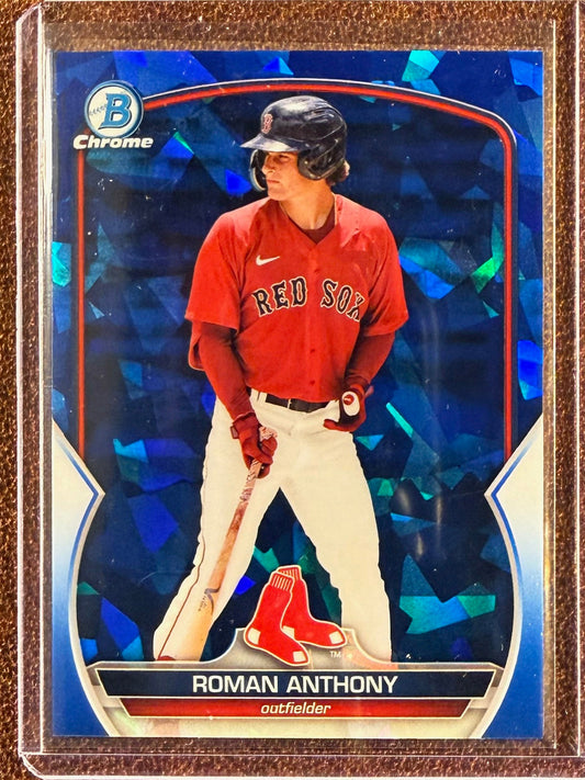 Roman Anthony - 2023 Bowman Chrome Draft - Sapphire - Red Sox