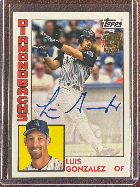 Luis Gonzalez - 2025 Topps Archives - 1984 Fan Favorites Autograph - Diamondbacks