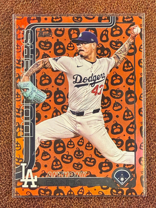 Anthony Banda - 2025 Topps Update - Jack-O-Lantern Foil - Dodgers