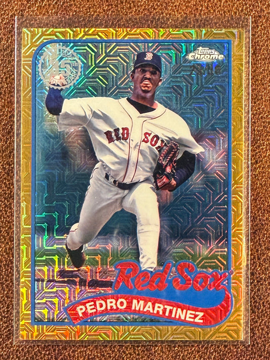 Pedro Martinez - 2024 Topps Update - GOLD Mojo /50 - Red Sox