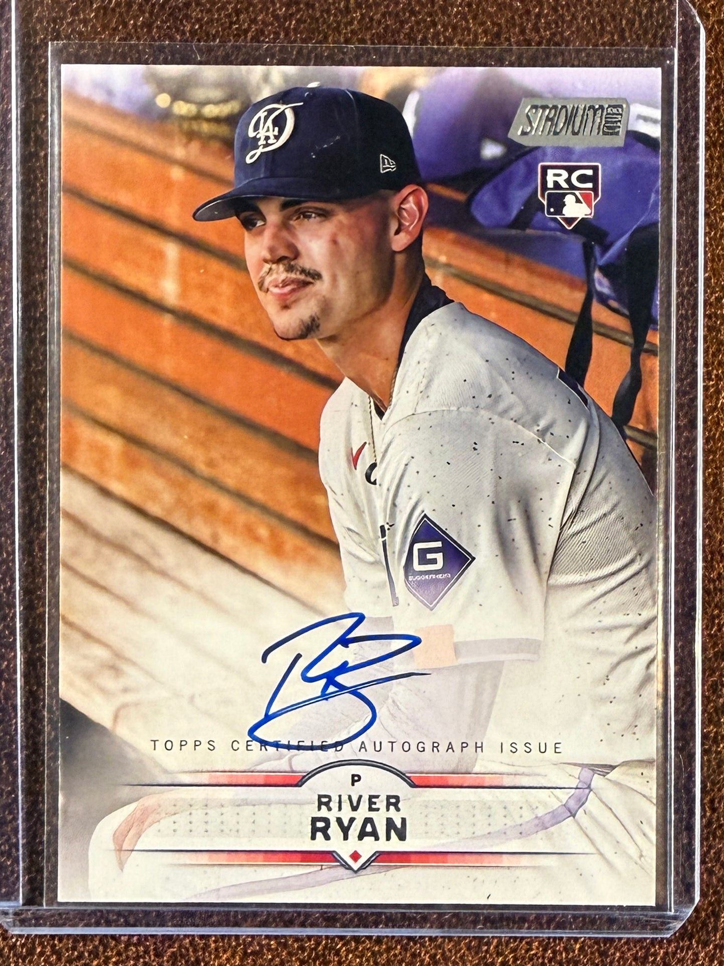 River Ryan - 2025 Topps Stadium Club - Rookie AUTO - Dodgers