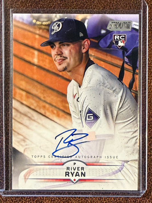 River Ryan - 2025 Topps Stadium Club - Rookie AUTO - Dodgers