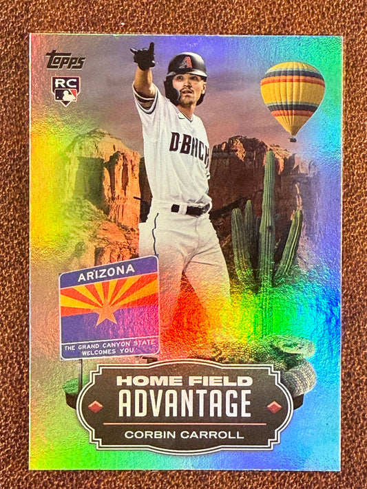 Corbin Caroll - 2023 Topps Series 2 - Rookie Home Field Advantage (**Small top edge indent*) - Diamondbacks