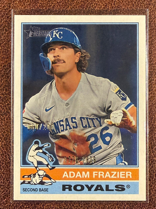 Adam Frazier - 2025 Topps Heritage High Number - Bicentennial /200 - Royals