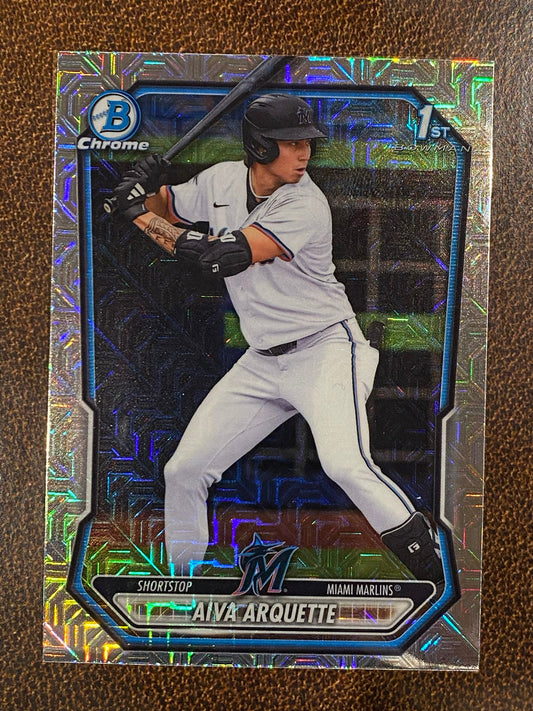Aiva Arquette - 2026 Bowman - 1st MOJO Refractor - Marlins