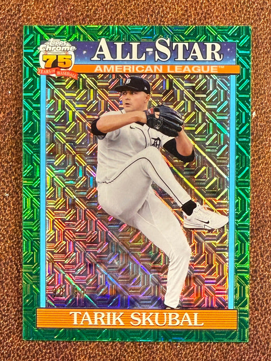 Tarik Skubal - 2026 Topps Series 2 - GREEN MOJO /99 - Tigers