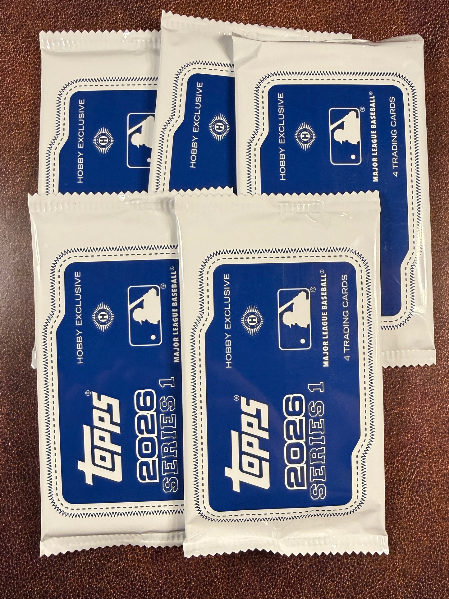Sealed Silver Packs (5 Packs) - 2026 Topps Series 1