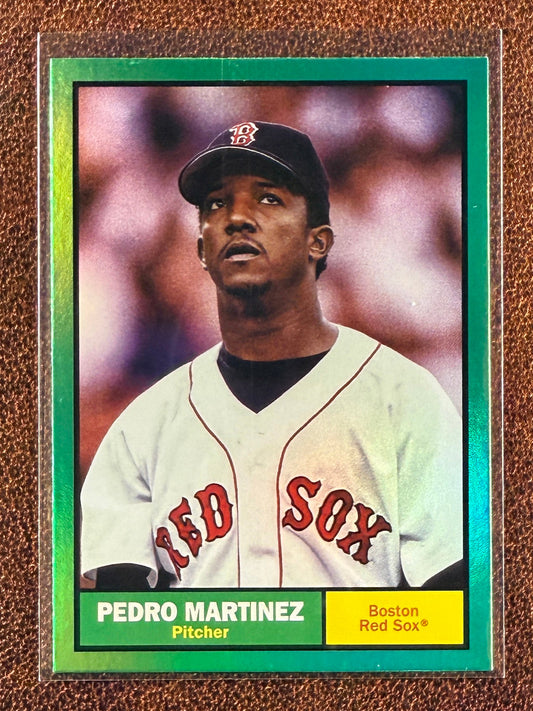 Pedro Martinez - 2024 Topps Archives - Green Foilboard /99 - Red Sox