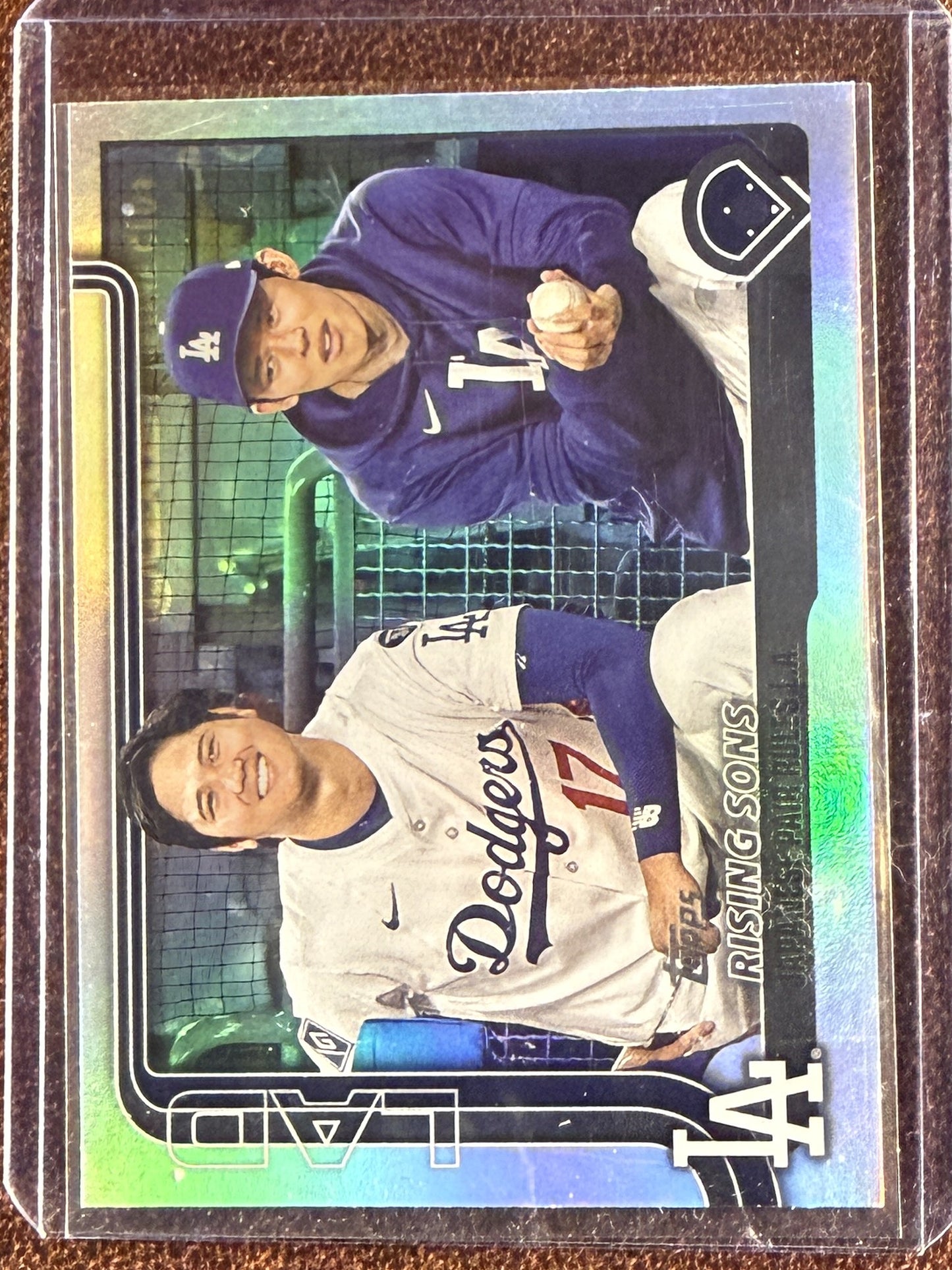 Shohei Ohtani / Yoshinobu Yamamoto - 2025 Topps Update - Rainbow Foil - Dodgers