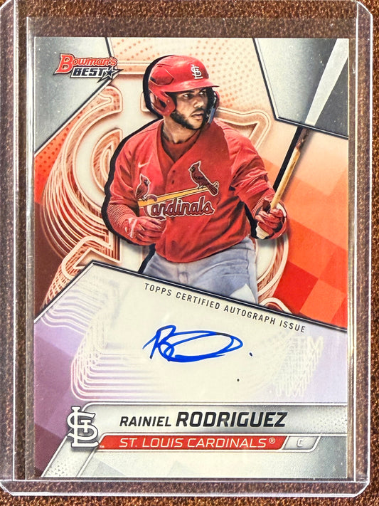 Rainiel Rodriguez - 2025 Bowmans Best - AUTO - Cardinals (2 of 2)
