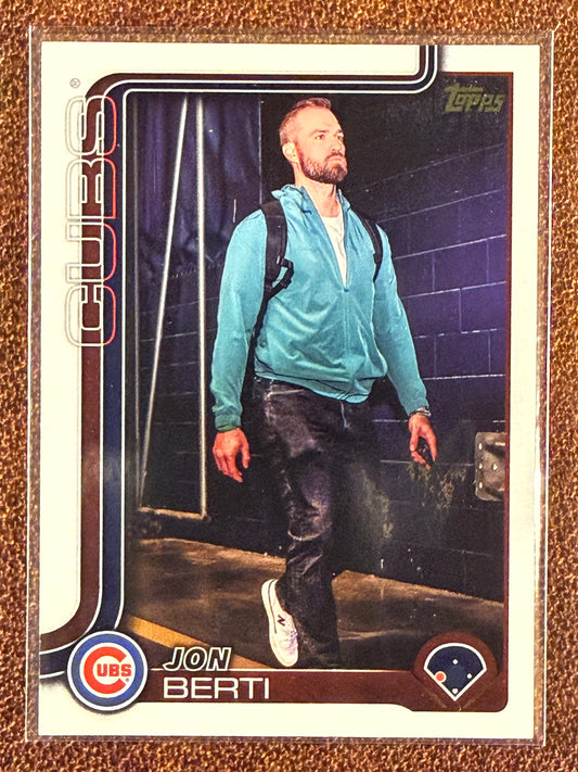 Jon Berti - 2025 Topps Update - Golden Mirror SSP - Cubs