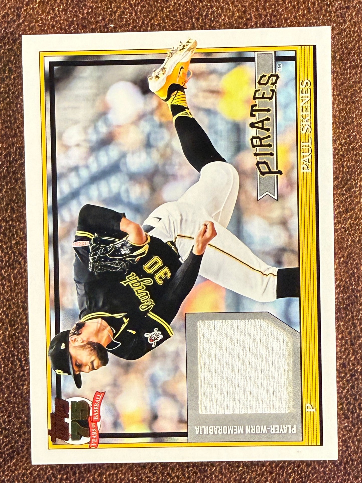 Paul Skenes - 2026 Topps Series 1 - 1991 Player-Worn RELIC - Pirates