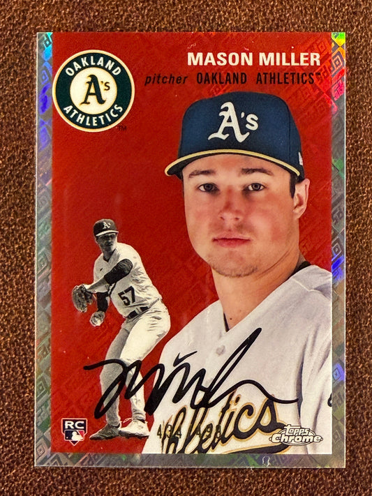 Mason Miller - 2023 Topps Chrome Platinum Anniversary - Rookie Topps Refractor /499 - Athletics
