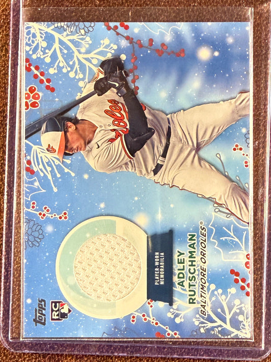 Adley Rutschman - 2023 Topps Holiday - Rookie Game Used RELIC - Orioles