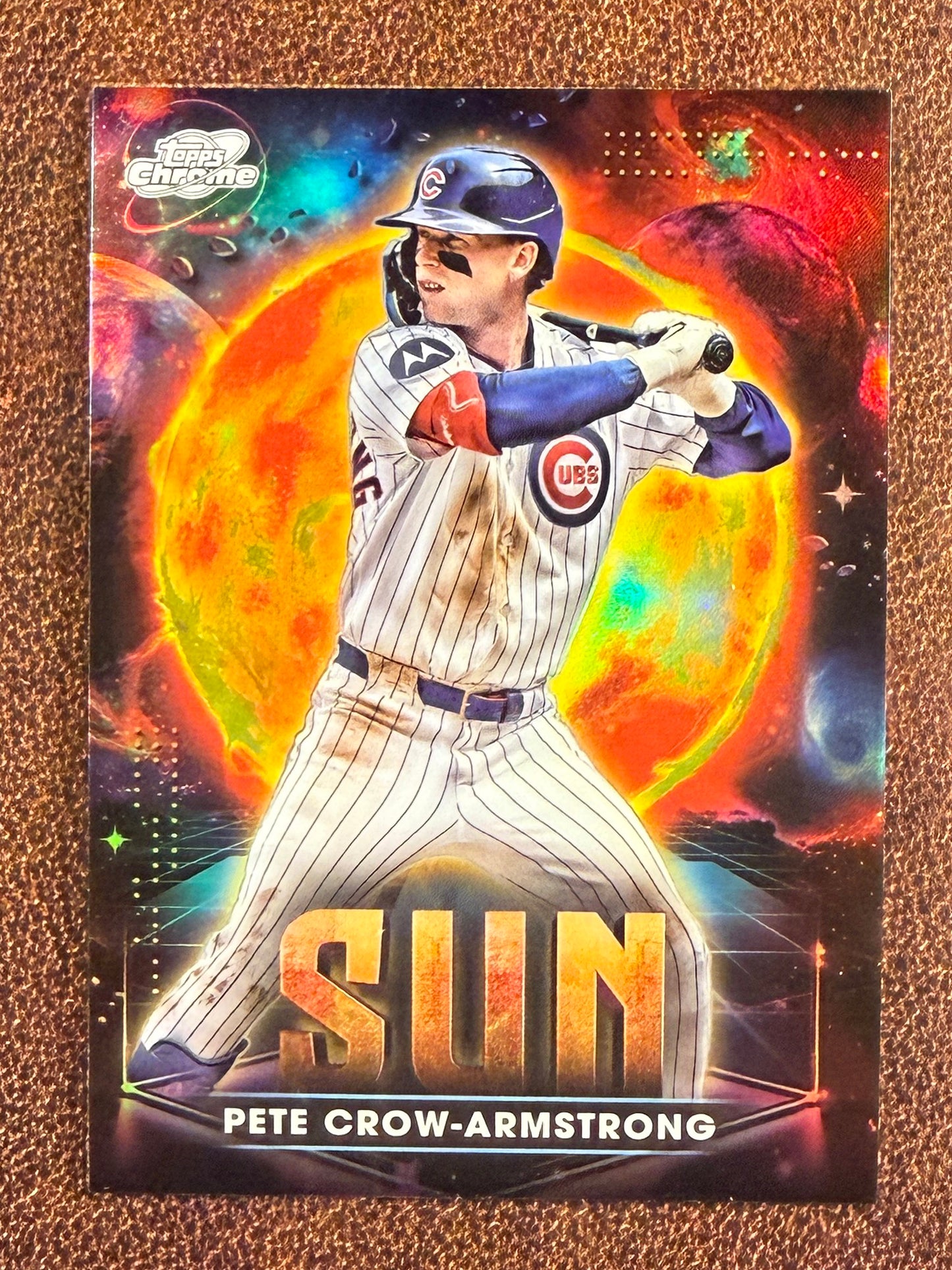 Pete Crow Armstrong - 2025 Topps Chrome Cosmic - Planetary Pursuit SUN - Cubs