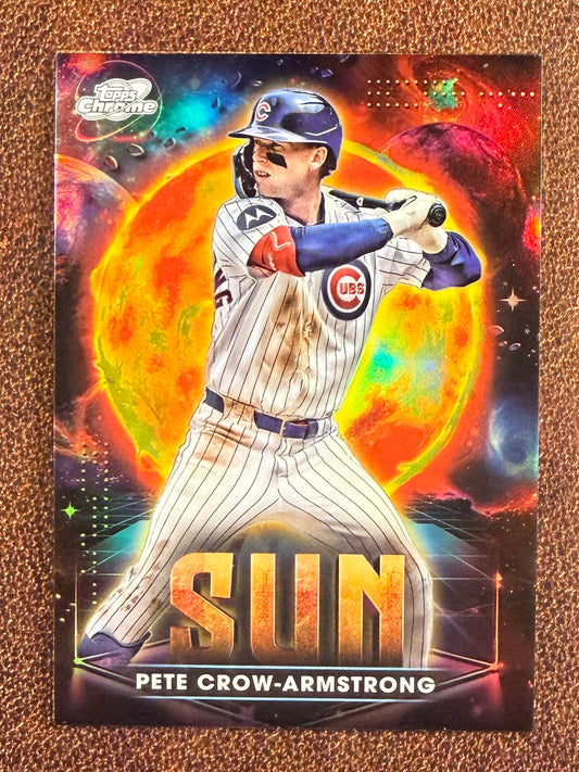 Pete Crow Armstrong - 2025 Topps Chrome Cosmic - Planetary Pursuit SUN - Cubs