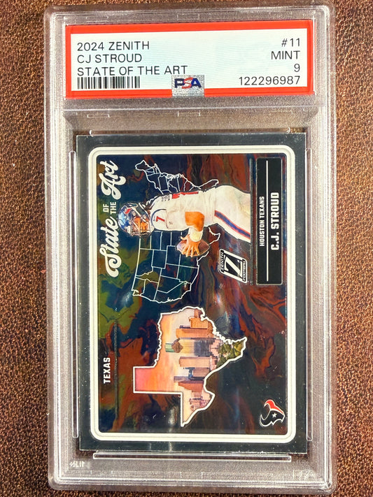 C.J. Stroud - 2024 Panini Zenith - State of the Art (PSA 9) - Texans