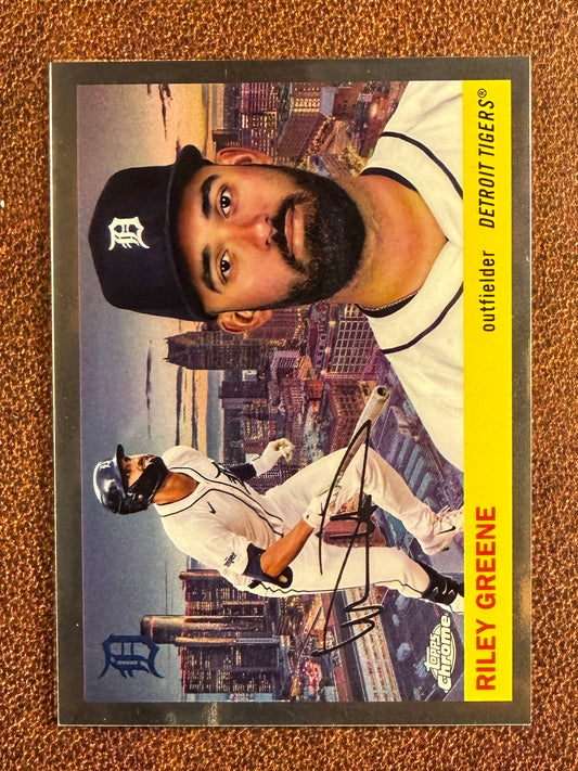 Riley Greene - 2025 Topps Chrome Platinum - 1955 City Variation (#55CV-28) - Tigers