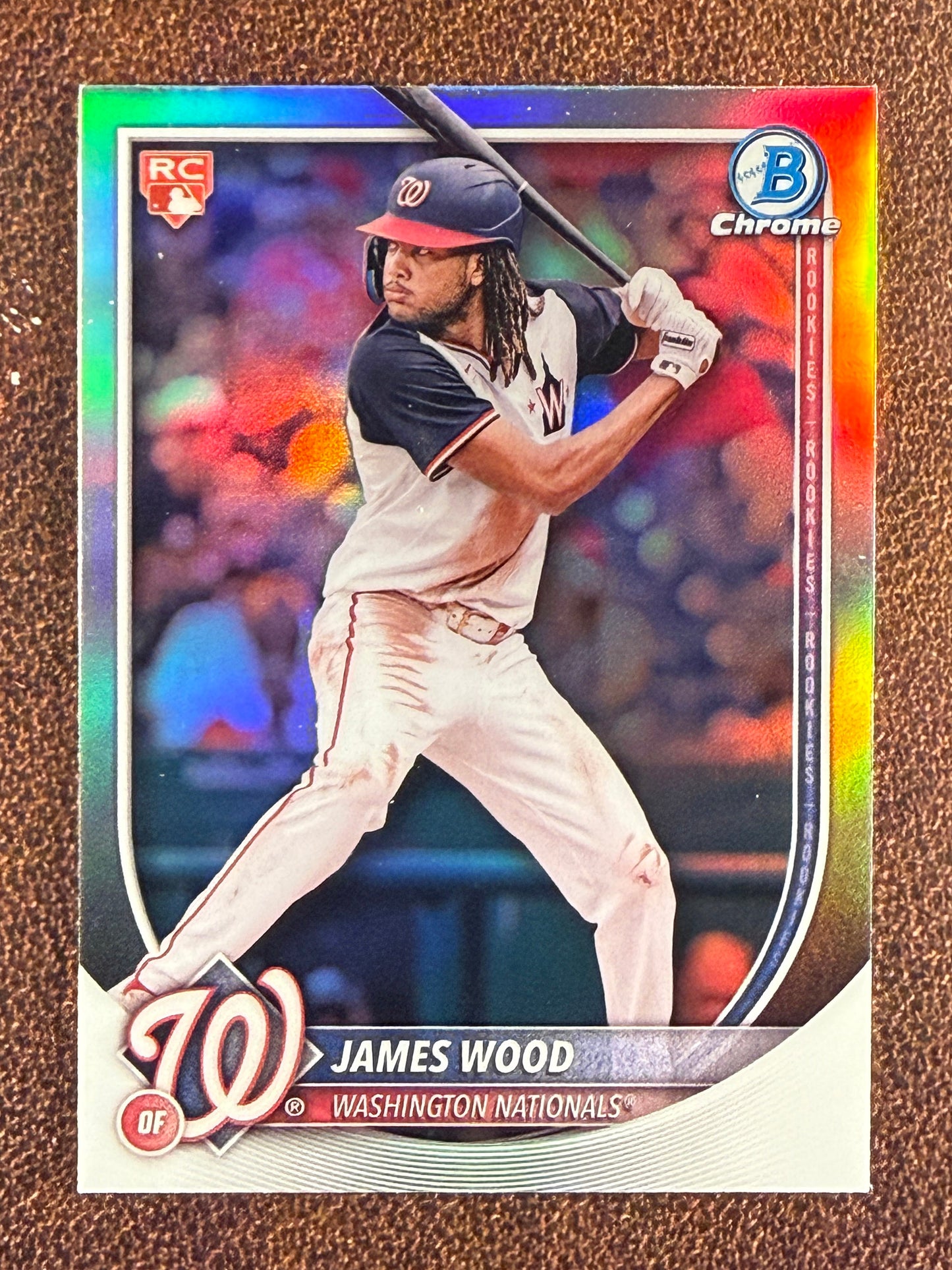 James Wood - 2025 Bowman - Red Rookie Redemption - Nationals