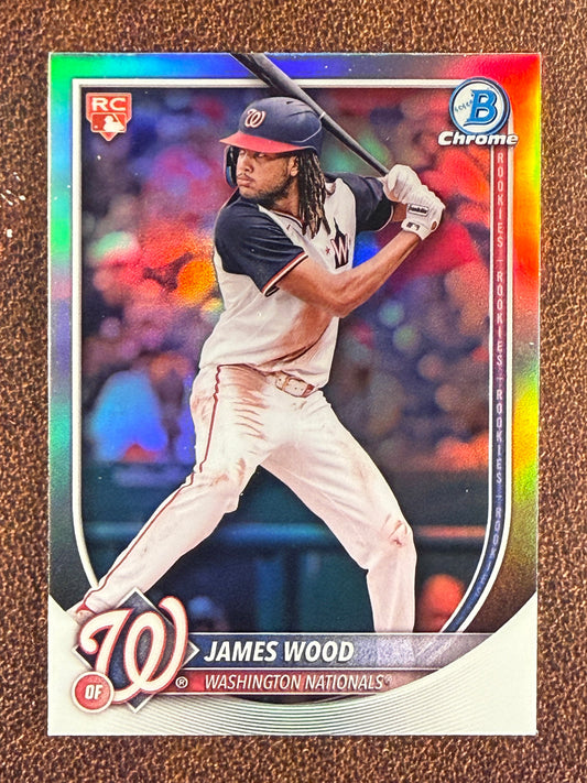 James Wood - 2025 Bowman - Red Rookie Redemption - Nationals