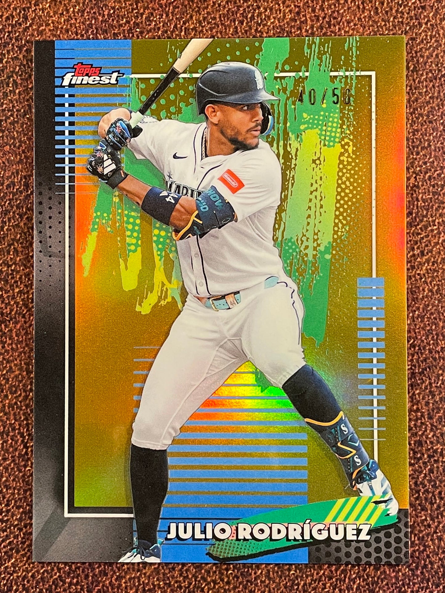 Julio Rodriguez - 2026 Topps Finest - GOLD Common /50 - Mariners