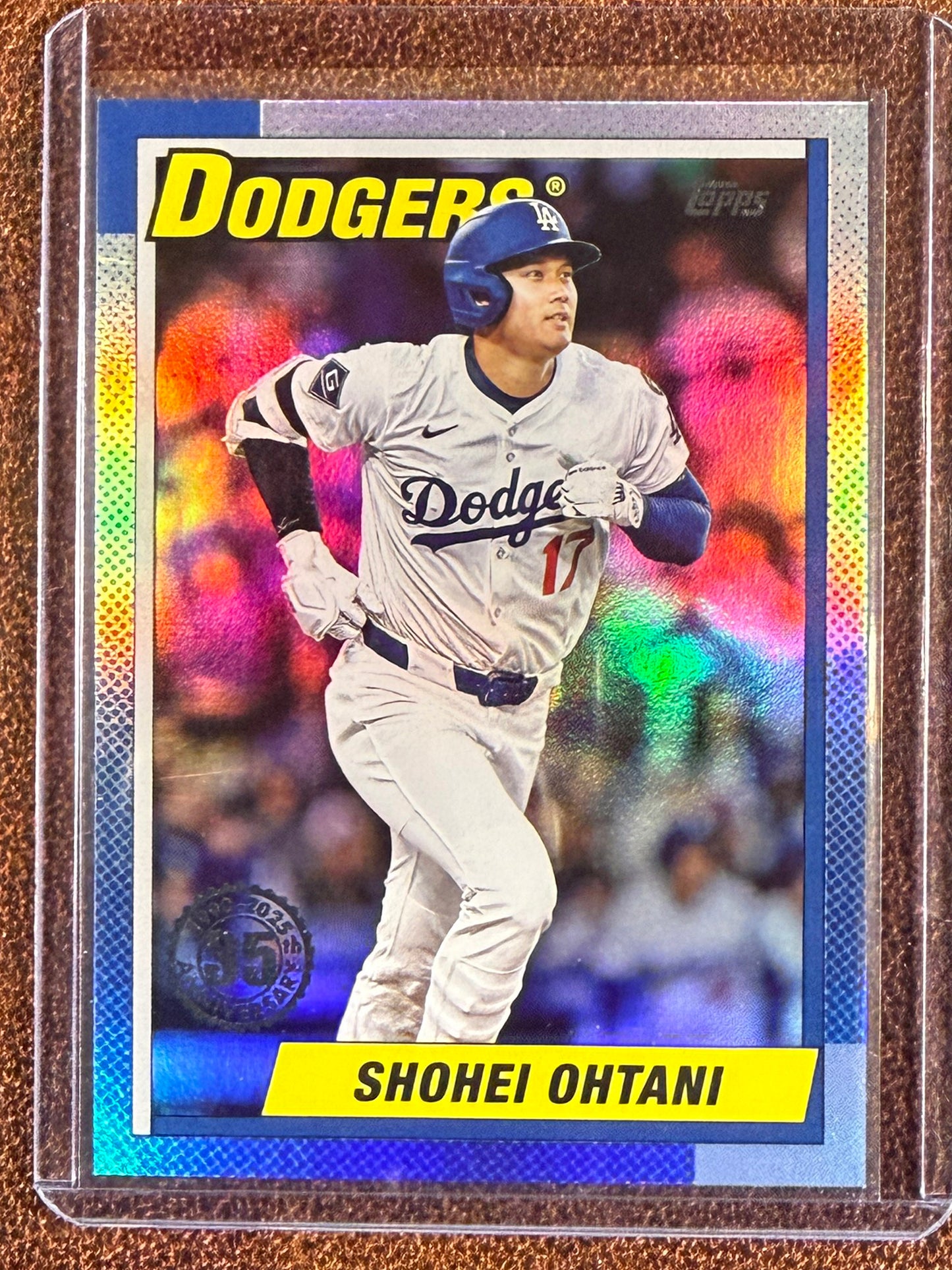 Shohei Ohtani - 2025 Topps Update - 1990 Rainbow Foil - Dodgers