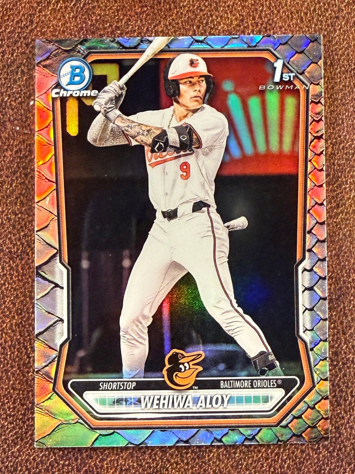 Wehiwa Aloy - 2025 Bowman - Reptilian 1st Bowman - Orioles