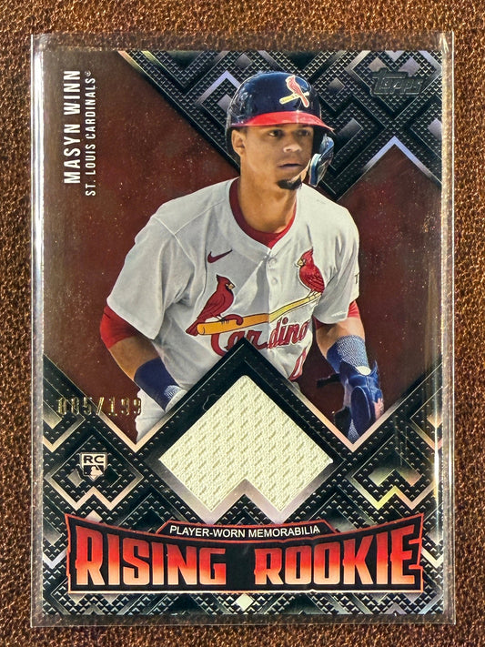Masyn Winn - 2024 Topps Update - Rising Rookie Player Worn RELIC /199 - Cardinals
