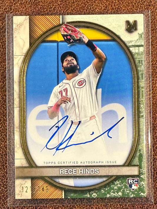 Rece Hinds - 2025 Museum Collection - Archival AUTO /149 - Reds