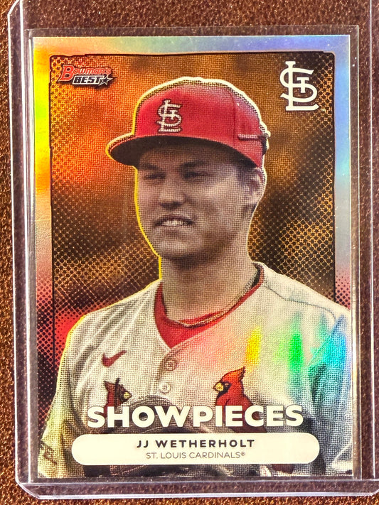 JJ Wetherholt - 2025 Bowmans Best - Showpieces - Cardinals