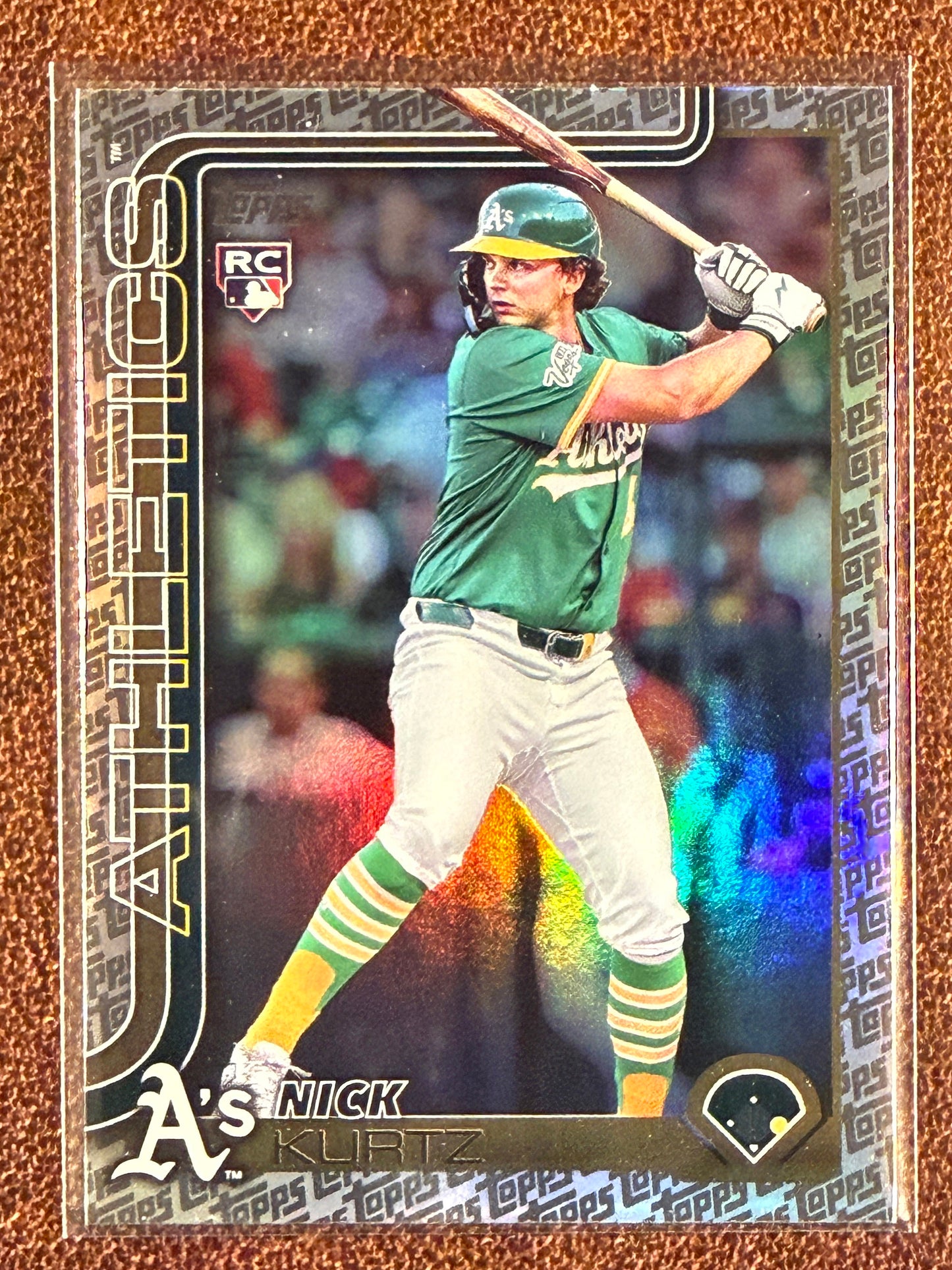 Nick Kurtz - 2025 Topps Update - Rookie Logo Foil - Athletics