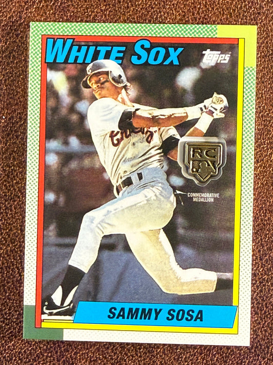 Sammy Sosa - 2020 Topps Series 1 - Retrospective RC Logo Medallion - White Sox