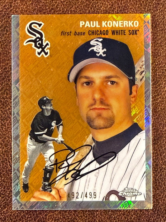 Paul Konerko - 2023 Topps Chrome Platinum Anniversary - Topps Refractor /499 - White Sox
