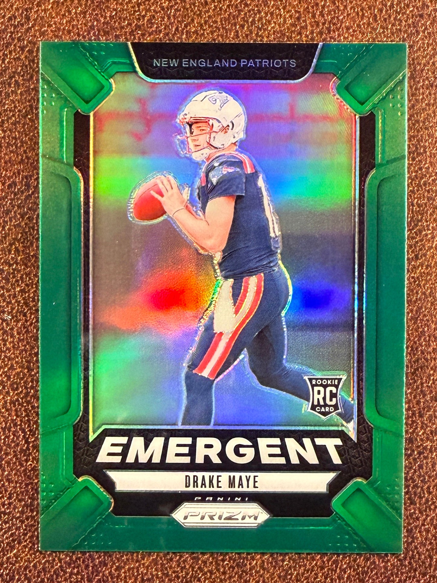 Drake Maye - 2024 Panini Prizm - GREEN Rookie Emergent - Patriots