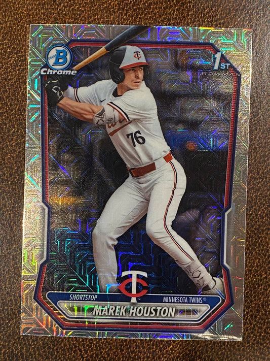 Marek Houston - 2026 Bowman - 1st MOJO Refractor - Twins