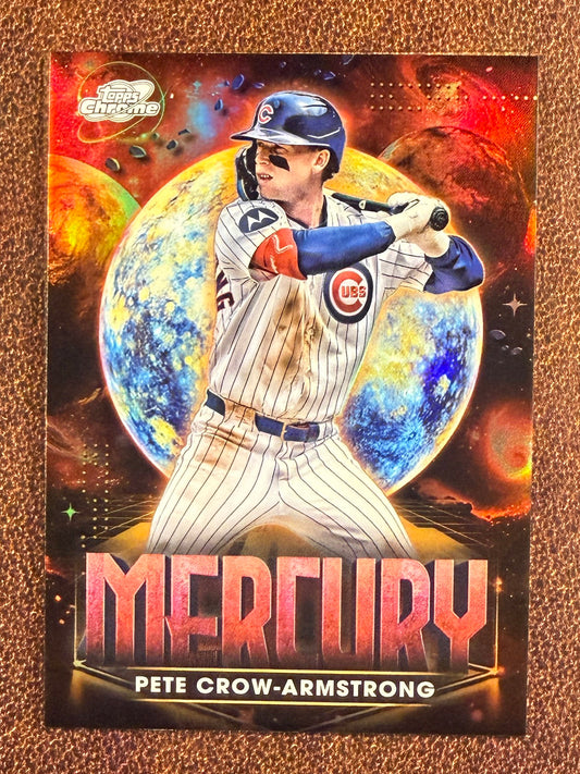 Pete Crow Armstrong - 2025 Topps Chrome Cosmic - Planetary Pursuit MERCURY - Cubs
