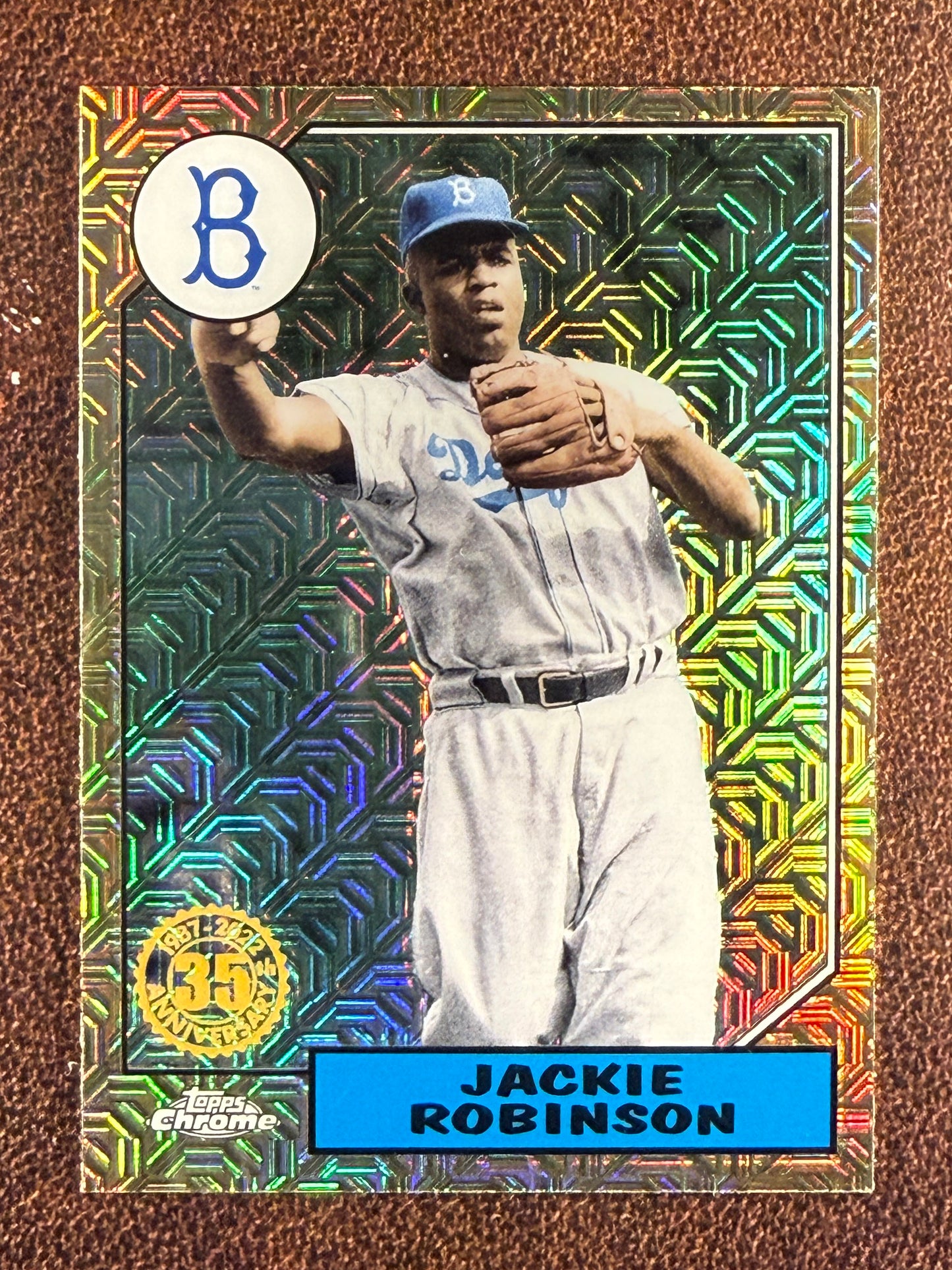 Jackie Robinson - 2022 Topps Chrome - MOJO - Dodgers